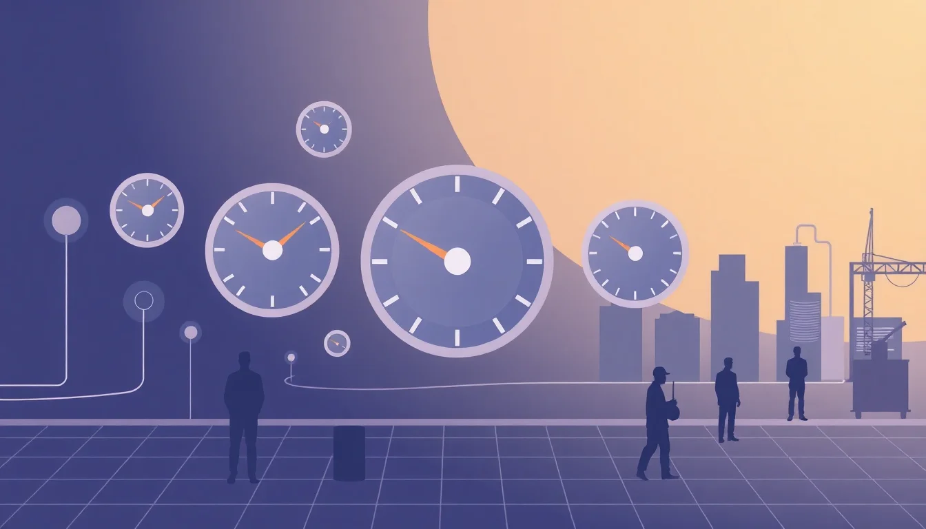 A visual dashboard showing labor effectiveness metrics connected to manufacturing floor operations.