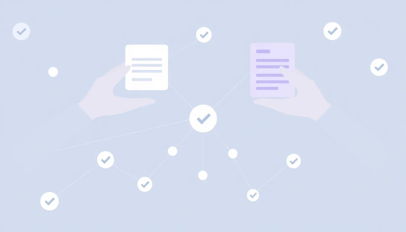Digital network diagram showing how AI engines evaluate and select sources for citations.