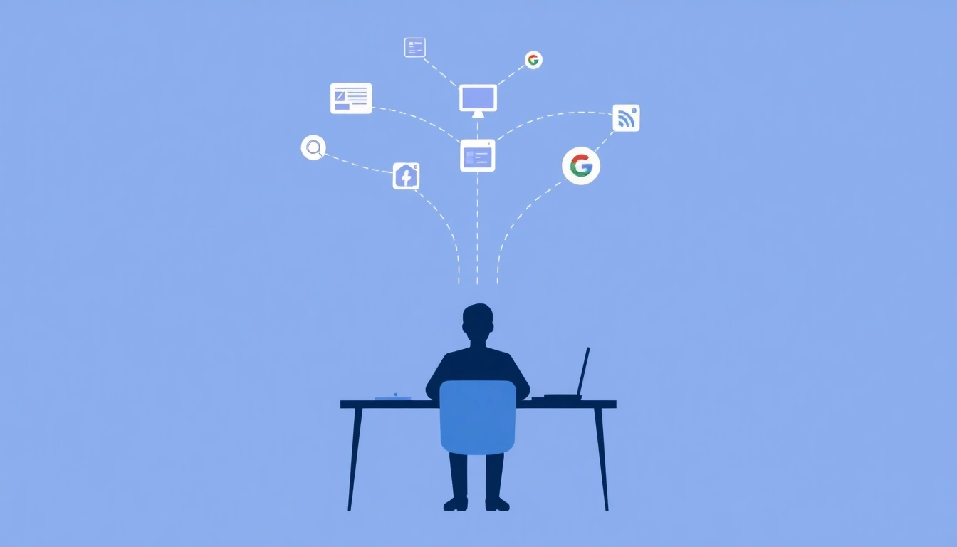 Content flowing from a blog through multiple AI search engines and platforms simultaneously