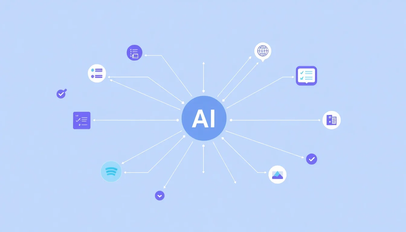 Digital network showing content structured for AI engine citation and discovery